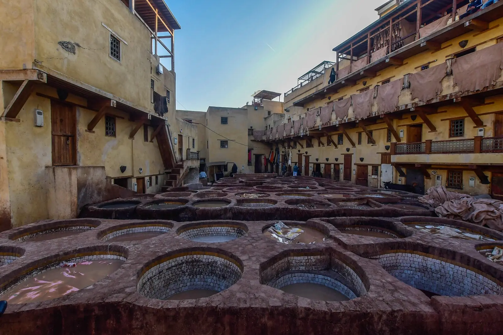 Tanneries Chouara, Maroc