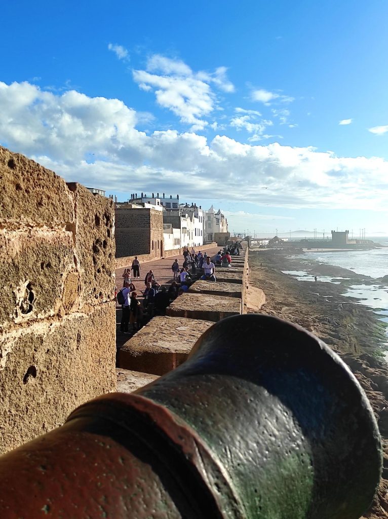 Canons historiques sur la Skala de la Ville à Essaouira